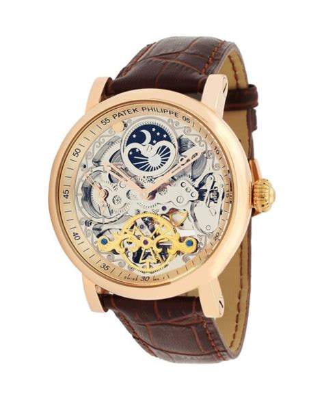 patek philippe brown leather watch price|Patek Philippe all price.